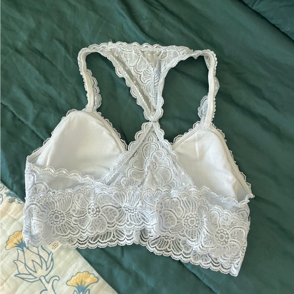 Aerie Blue Floral Lace Bralette - Picture 3 of 3